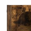 vidaXL Hanging Cabinet Smoked Oak 60 x 20 x 40 cm Engineered Wood