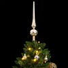 vidaXL Artificial Hinged Christmas Tree 150 LEDs & Ball Set 120 cm