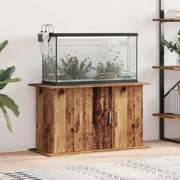 vidaXL Aquarium Stand Old Wood 101x41x58 cm Engineered Wood