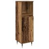 vidaXL Bathroom Furniture Set with Door 3 pcs Old Wood Engineered Wood