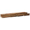 vidaXL Bed Drawers Old Wood 200 x 36.5 x 16.5 cm Engineered Wood
