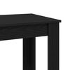 vidaXL Bar Table Black Oak 102 x 50 x 103.5 cm Engineered Wood