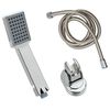 vidaXL Handheld Shower Head with 1.5 m Hose Chrome