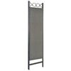 vidaXL 4-Panel Room Divider Anthracite 160x180 cm