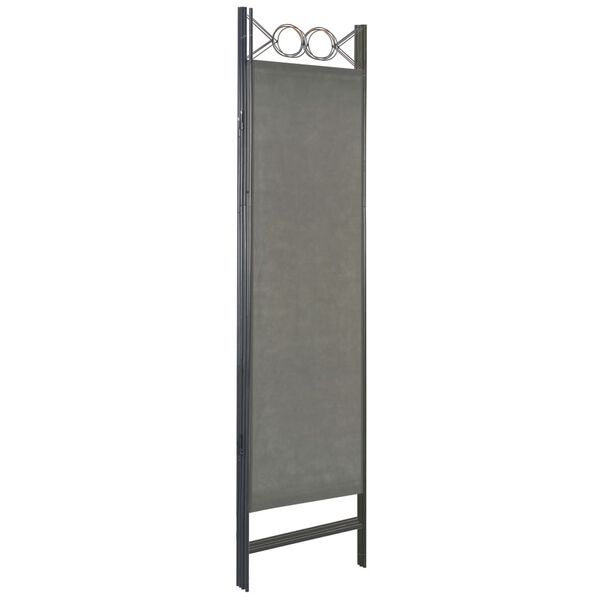 vidaXL 4-Panel Room Divider Anthracite 160x180 cm