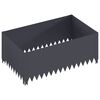 vidaXL Lawn Edging 100 x 60 x 35 cm Steel Anthracite