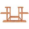 vidaXL Flower Stand 110x25x73 cm Solid Wood Fir