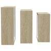 vidaXL Wall Cube Shelves 3 pcs White and Sonoma Oak