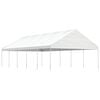 vidaXL Gazebo with Roof White 11.15x5.88x3.75 m Polyethylene