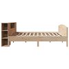 vidaXL Bookcase Bed without Mattress 200x200cm Solid Wood Pine