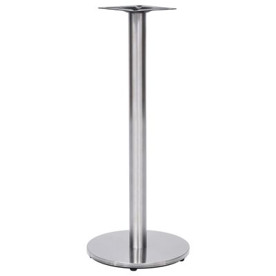 vidaXL Bistro Table Leg Silver Ø45x107 cm Stainless Steel
