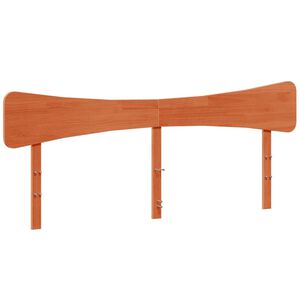 vidaXL Headboard Wax Brown 200 cm Solid Wood Pine