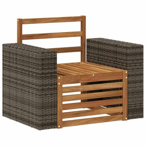 vidaXL Outdoor Middle Sofa Natural