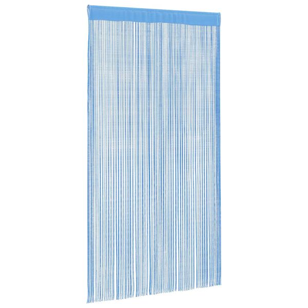 vidaXL String Curtains 2 pcs Light Blue 140x250 cm
