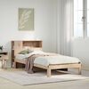 vidaXL Bookcase Bed without Mattress 90x190 cm Single Solid Wood Pine