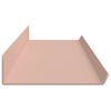 vidaXL Floating Shelf Wall-mounted 4 pcs Pink 100 x 9 x 2.5 cm Steel