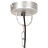 vidaXL Industrial Hanging Lamp 25 W Silver Round 30 cm E27