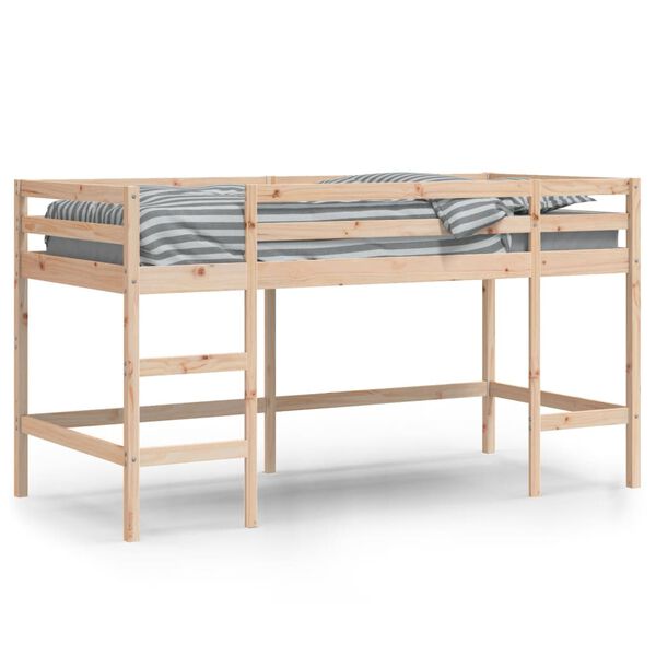 vidaXL Kids' Loft Bed without Mattress with Ladder 80x200 cm