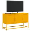 vidaXL TV Cabinet Mustard Yellow 100.5x39x60.5 cm Steel