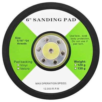 vidaXL Sanding Pads 3 pcs 150 mm