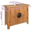 vidaXL Bathroom Furniture Set Solid Pinewood