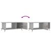 vidaXL Coffee Table Concrete Grey 90x50x40 cm Engineered Wood