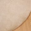 vidaXL Faux Rabbit Fur Rug Olite Taupe &Oslash; 200 cm Polyester