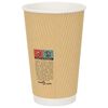 vidaXL Paper Coffee Cups with Lids 1000 pcs 16oz 400ml