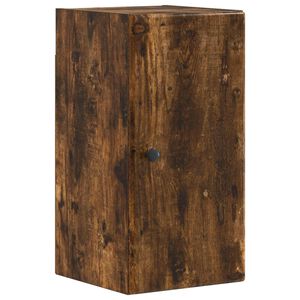 vidaXL Bathroom Wall Cabinet BREDA Smoked Oak 30 x 31 x 59 cm