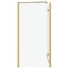 vidaXL Shower Enclosure Gold 120 x 68 x 130 cm ESG Glass and Aluminium
