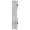 vidaXL Bathroom Tall Cabinet with Door Concrete grey 30 x 35 x 192 cm