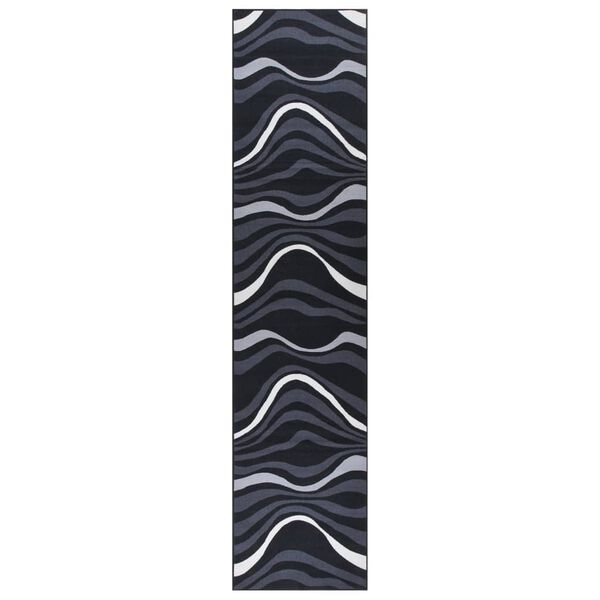 vidaXL Carpet Runner Black 80x400 cm