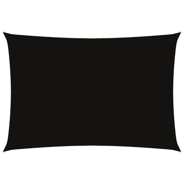 vidaXL Sunshade Sail Oxford Fabric Rectangular 3x5 m Black