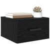 vidaXL Bedside Cabinet 2 pcs Black Oak 35 x 35 x 20 cm Engineered Wood