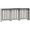 vidaXL Radiator Cover Grey Sonoma 205x21.5x83.5 cm Engineered Wood