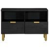 vidaXL TV Cabinet Black 70x33x46 cm Engineered Wood