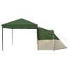 vidaXL Camping Tent Set Folding 2 pcs Green Taffeta and Fabric