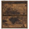 vidaXL Wall-mounted Bedside Cabinets 2 pcs Smoked Oak 38x34x40 cm