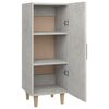 vidaXL Sideboard Concrete Grey 34.5x34x90 cm Engineered Wood