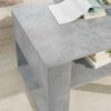 vidaXL Coffee Table Concrete Grey 66 x 53 x 45 cm Engineered Wood