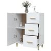 vidaXL Sideboard High Gloss White 69.5x34x90 cm Engineered Wood