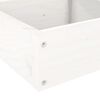vidaXL Garden Planter 4-Tier 106x104.5x36 cm White Solid Wood Pine