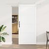 vidaXL Sliding Door White 93 x 211 cm Solid Pine Wood