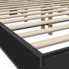 vidaXL Bed Frame without Mattress Black 140x190 cm