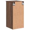 vidaXL Bathroom Cabinet Wall-mounted Brown Oak 30 x 31.5 x 61 cm