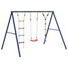vidaXL Outdoor Swing Set with Swing. Ladder. Disc Swing