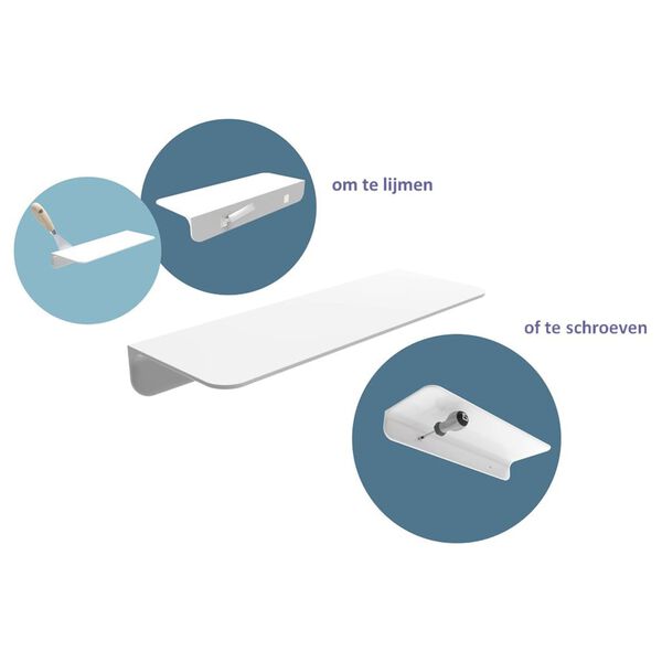 SCH&Uuml;TTE Shower Shelf SOLO White