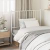 vidaXL Metal Replace Headboard White 90 cm