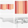vidaXL Retractable Awning Retractable Yellow and Orange 300 x 250 cm