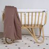 CHILDHOME Quilted Blanket 140x100 cm Rust